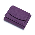 TASHA™ | Håndlavet RFID pung lavet af blødt læder - Lilla - - - Fashionfordays