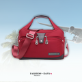 Icone™ HandBag - Fashion Anti-tyveri Håndtaske - Rød - - gaveidé håndtaske mode taske old taske tyverisikring - FashionforDays
