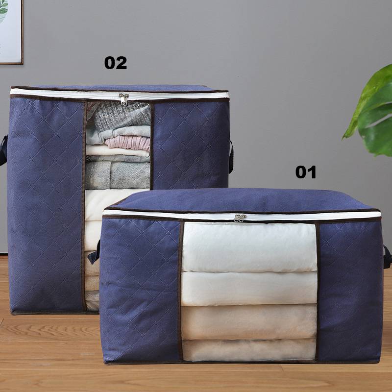 GoodEmpire™ - Foldbar opbevaringstaske - Navy Blue - - bedroom bedroom storage Blankets New old_google super deals - FashionforDays