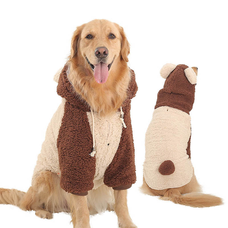 Vinter Labrador Hundedragt Med Fire Ben - Brown - Pet - - FashionforDays
