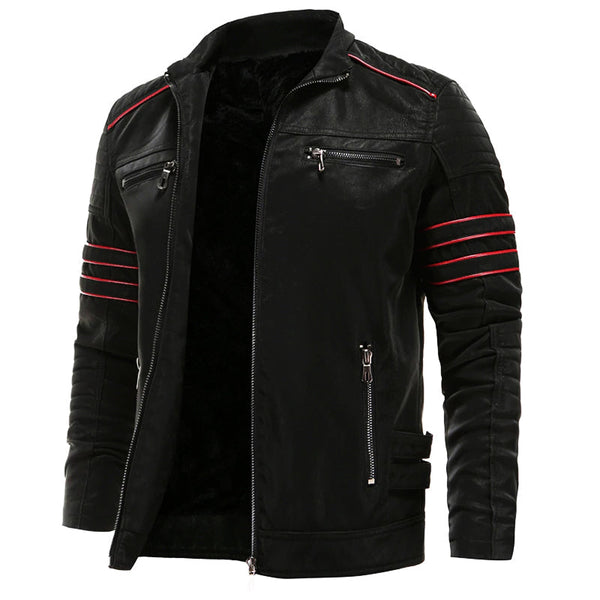 Wolverine™ Superior jakke i imiteret læder - Sort - Men's Jackets & Coats - Mannenkleding - Fashionfordays