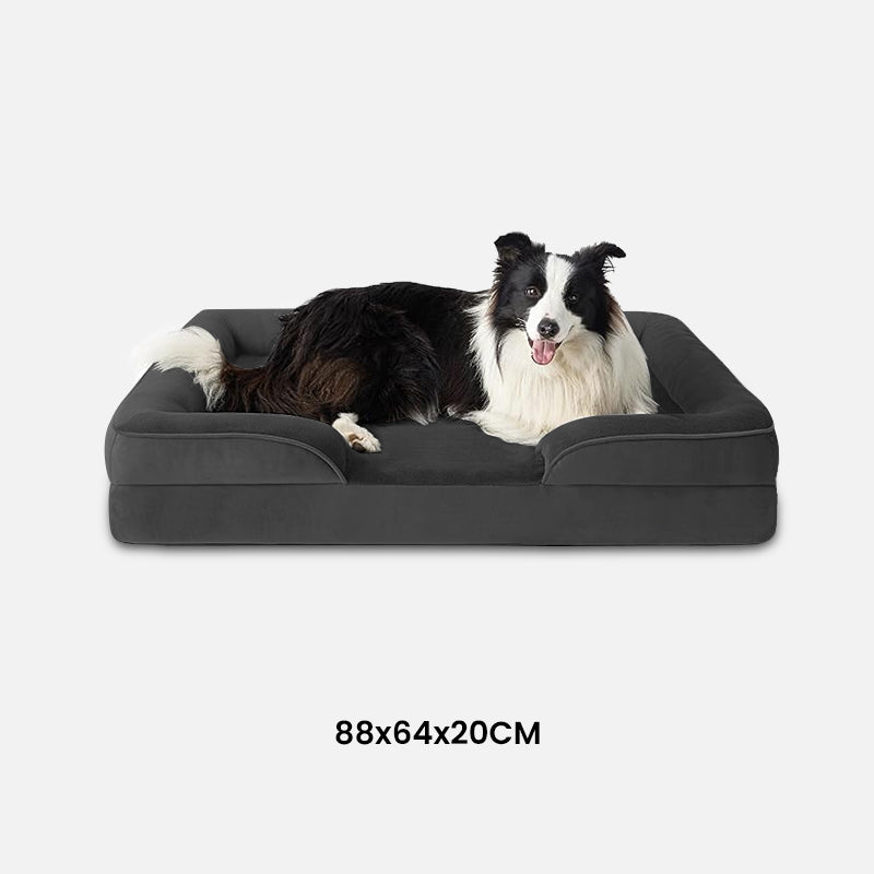 Luksus Ortopædisk Hundeseng - Sort Medium - Pet Bed Accessories - - FashionforDays