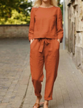 Nova™ | Sæt med afslappet tøj - Orange - - mode New old_google - FashionforDays