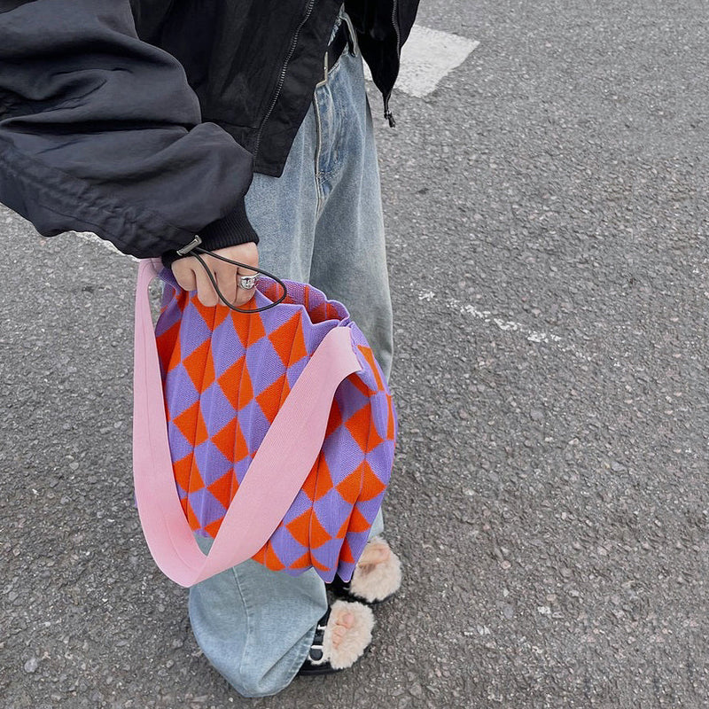 FoldingBag - Argyle-brygget bærepose - - Tasche - old - FashionforDays