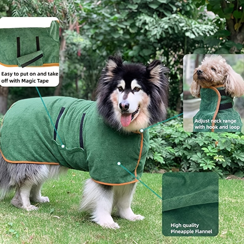 Perfektor™ Hundehåndklæde - Absorberende hundebadekåbe - - - - FashionforDays