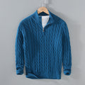Birk® - Vinter Pullover Sweater - Blå - - Mann Männermode - Fashionfordays
