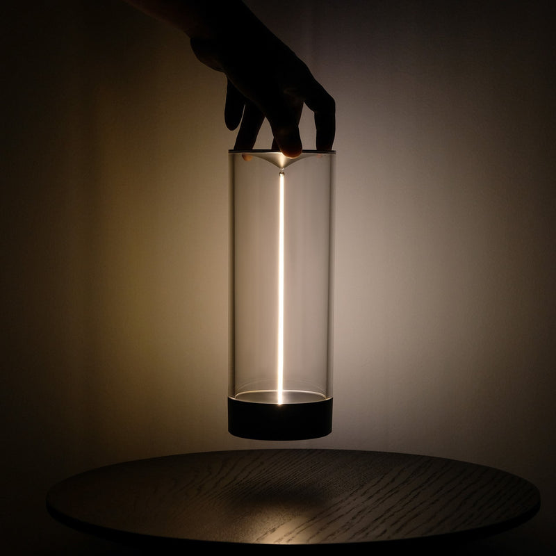 LightRay | Cylinder med magnetisk lysstribe - - - Bordlamper Bærbare lamper - Fashionfordays