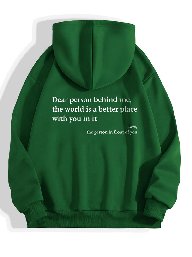 ✨'Kære person bag mig' ✨Sweatshirt - Grøn - - fashion New old_google - FashionforDays