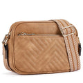 Bella™ - Vegansk Læder Crossbody Håndtaske til Damer - Kamel (20cm<Max Længde<30cm) - - - FashionforDays