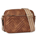 Bella™ - Vegansk Læder Crossbody Håndtaske til Damer - Brun (20cm<Max Længde<30cm) - - - FashionforDays