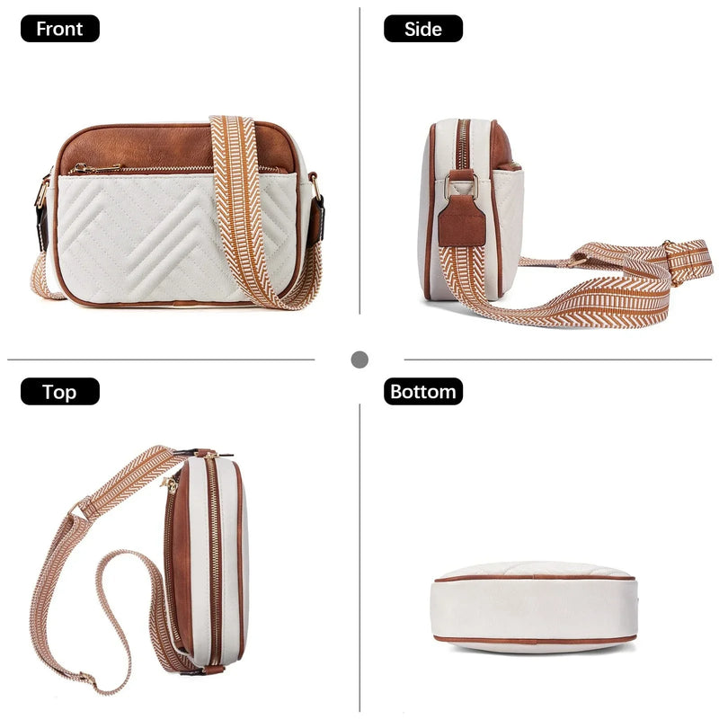 Bella™ - Vegansk Læder Crossbody Håndtaske til Damer - - - - FashionforDays