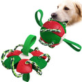 50% RABAT | FetchFrenzy™ | Uforgængelig 2-i-1 hundebold frisbee med reb - Rød Grøn - 0 - pets pp - FashionforDays