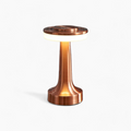 RetroGlow | Retro barbordslampe - Rosaguld - - Bordlamper Bærbare lamper - Fashionfordays