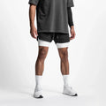 StaminaPro - Komfort-træningsbukser - Shorts - Korte træningsbukser - Sort - hvid foring - Sportstøj - Forår / Sommer Herrer Sale Shorts Sportstøj - Fashionfordays