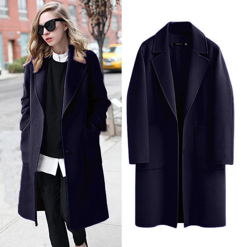 Emma™ | Den lange frakke, som kvinder har brug for for at holde sig varme og stilfulde - - - all clothes clothes women upper side women - Fashionfordays
