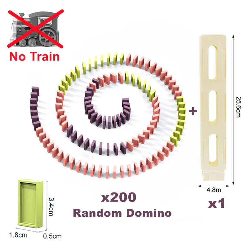 Domino Express™ - 200x dominobrikker i rør - - - Fashionfordays