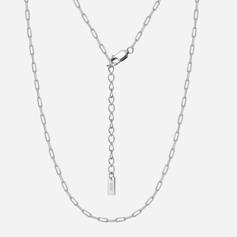 Small Paper Halskæde 925 Sølv 1.5mm - - Halskæder - Necklace - Fashionfordays