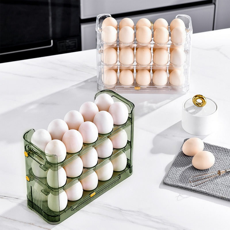 EasyStore™ - Opbevaringsboks til æg - - Kitchen - Förvaring Förvaringslåda Förvaringsställ kylskåpsorganisatör Köksartiklar old Presentidé äggförvaring - FashionforDays