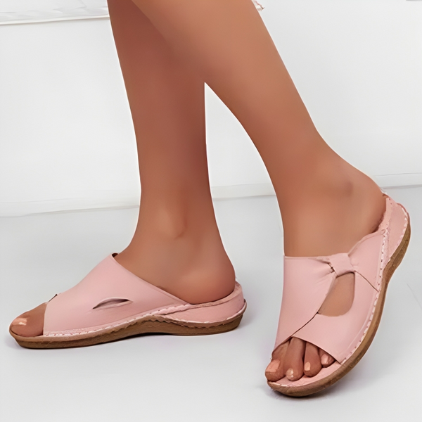 Johansson® Trendy sandaler i læder - Lyserød - - sale-product - FashionforDays