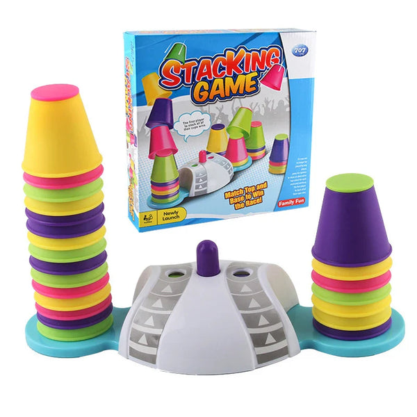 Speed Stacker™ - Løb mod toppen - stabelspil - - Board Games - 3 4 5 5 jaar 6 7 8 Familiespel Spelen Vaardigheden Vrije tijd - Fashionfordays