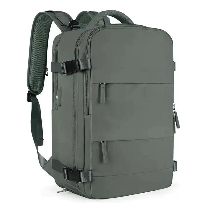 Bagzy ™ - Adventurer Travel Backpack - Forest Green - Backpack - - Fashionfordays