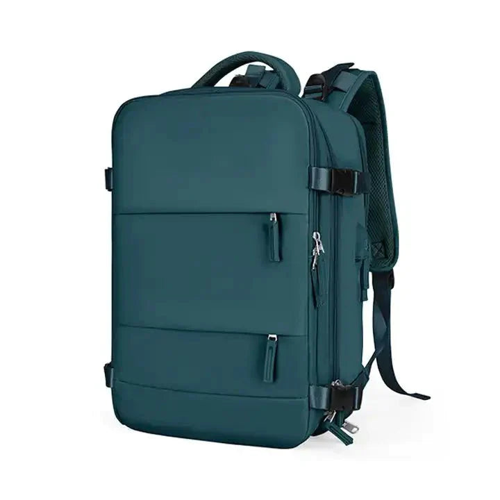 Bagzy ™ - Adventurer Travel Backpack - Peacock Blue - Backpack - - Fashionfordays