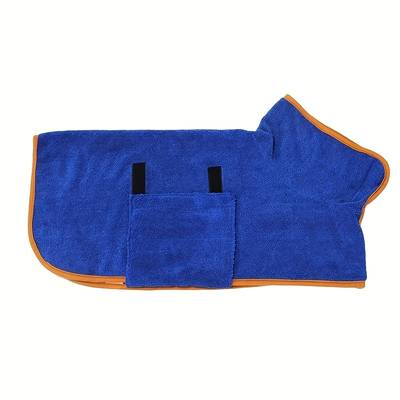 Perfektor™ Hundehåndklæde - Absorberende hundebadekåbe - Blå - - - FashionforDays