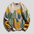 PurrPatch | Unisex-sweatshirt med kat - Beige - Trøje - Damer Herrer New old_google Sale Trøjer & hættetrøjer - Fashionfordays