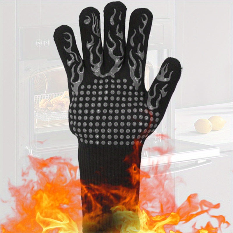 Thermatic™ - Varmebestandige BBQ-handsker - Sort flamme - Thermatic™ - Varmebestandige BBQ-handsker - €15,92 - - Fashionfordays