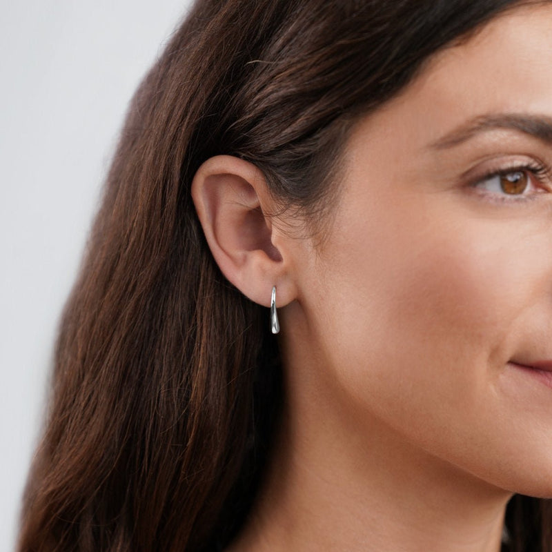Francesca vanddråbeøreringe i sølv - - Earrings - - Fashionfordays