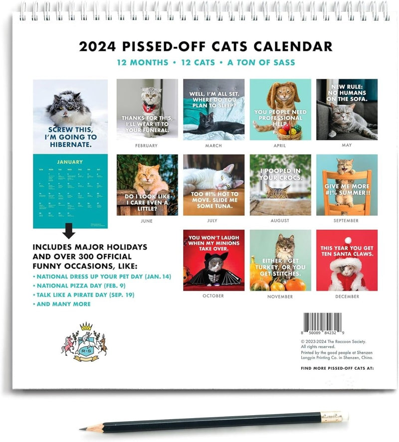 Grumpy Cat-kalender - - Geschenken - pet care pets - Fashionfordays