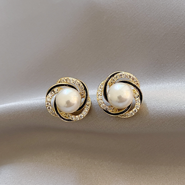 Elegante perleøreringe med glimmer - - - New old_google - Fashionfordays