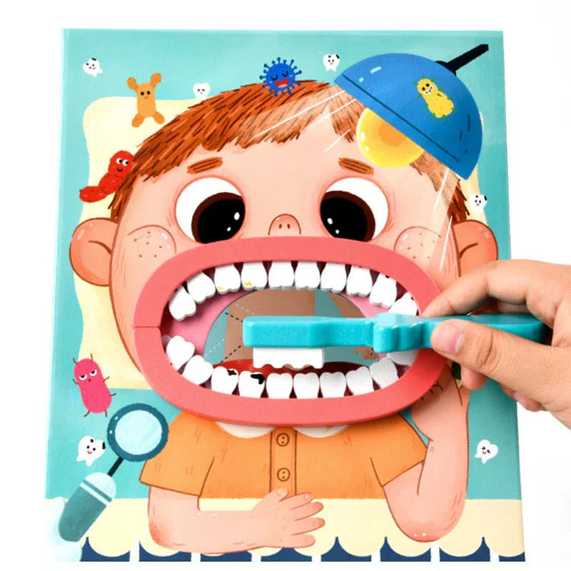 Woods™ - Tandlægesæt med instrumenter - Træ-tandlægesæt - - Pretend Play - 4 5 6 6 jaar 7 8 educatief Hout Spelen Vrije tijd Week 16 - rij 11 - Fashionfordays