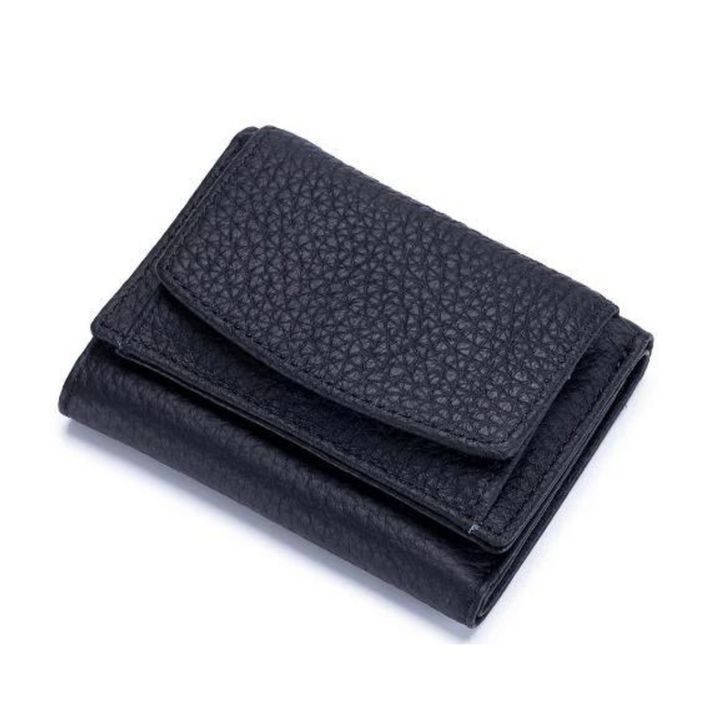 TASHA™ | Håndlavet RFID pung lavet af blødt læder - Sort - - - Fashionfordays