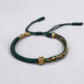 Lucky Bracelet Buddhism | Håndlavet vintagearmbånd for lykke - Grøn - Accessoires en Sieraden - - FashionforDays