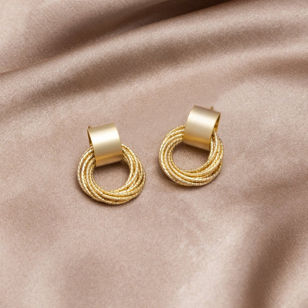 Luksus øreringe i guld - Guld - Earrings - - Fashionfordays