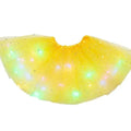 Magisk og lysende LED-tutunederdel - Gul - f - - Fashionfordays
