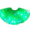 Magisk og lysende LED-tutunederdel - Grøn - f - - Fashionfordays