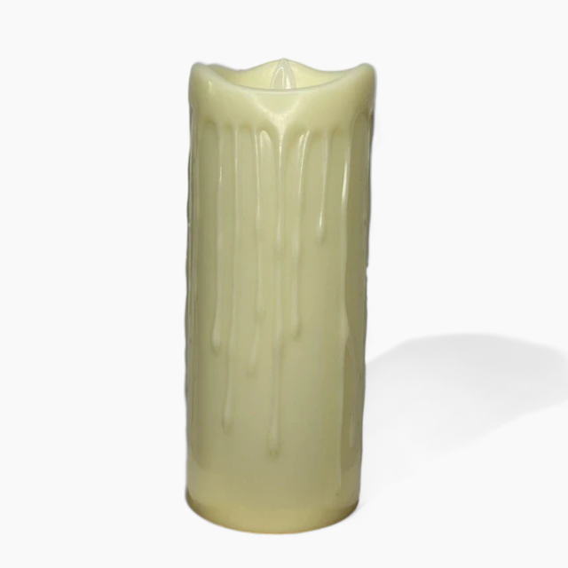 E-candles | Flammeløse bloklys - 20cm Ja - - Stearinlys og lysestager - Fashionfordays