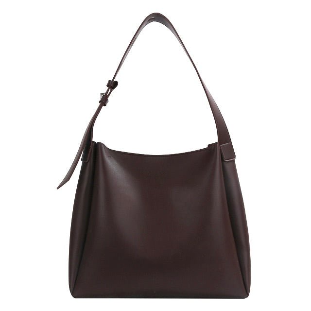 Polina håndtaske i læder - Mørkebrun - - - Fashionfordays