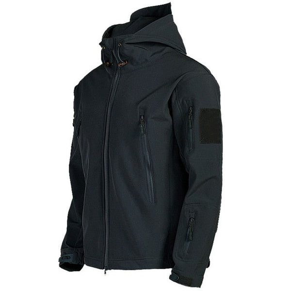 Taktisk vindtæt vandtæt jakke - Sort - Men's Coats & Jackets - Coats & Jackets - Fashionfordays