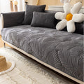 Sofabetræk med bladmønster - Mørkegrå - - - Fashionfordays