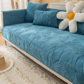 Sofabetræk med bladmønster - Blå - - - Fashionfordays