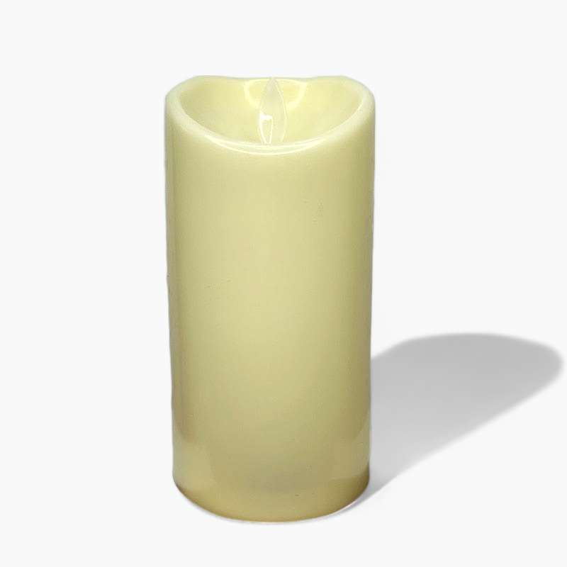 E-candles | Flammeløse bloklys - 15cm Nej - - Stearinlys og lysestager - Fashionfordays
