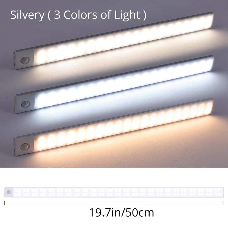 SensorLamp™️ - LED bevægelsessensor skabslampe - Sølvfarvet 19.7in 50cm - - old - FashionforDays
