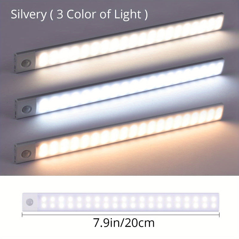 SensorLamp™️ - LED bevægelsessensor skabslampe - Sølvfarvet 7.9in 20cm - - old - FashionforDays
