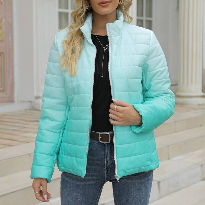 Viënna® | Modieuze Ultra Lichte Jas - Turquoise - - Incoming-Lawsuit New old_google ProductThief - FashionforDays