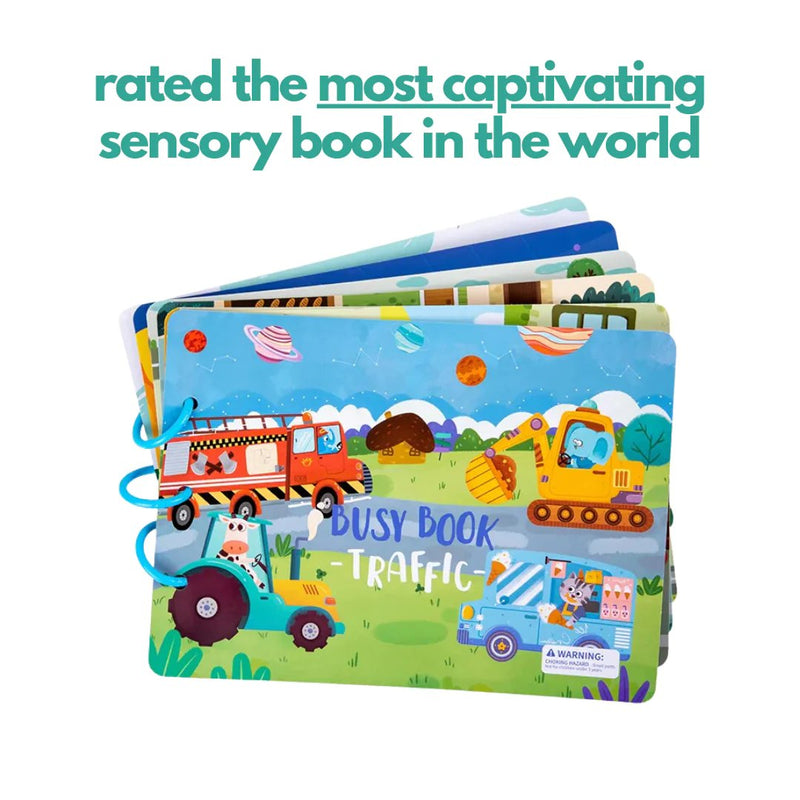BusyBook™ - Sansebog til børn - Trafik - Hot products - old toys & gifts - FashionforDays