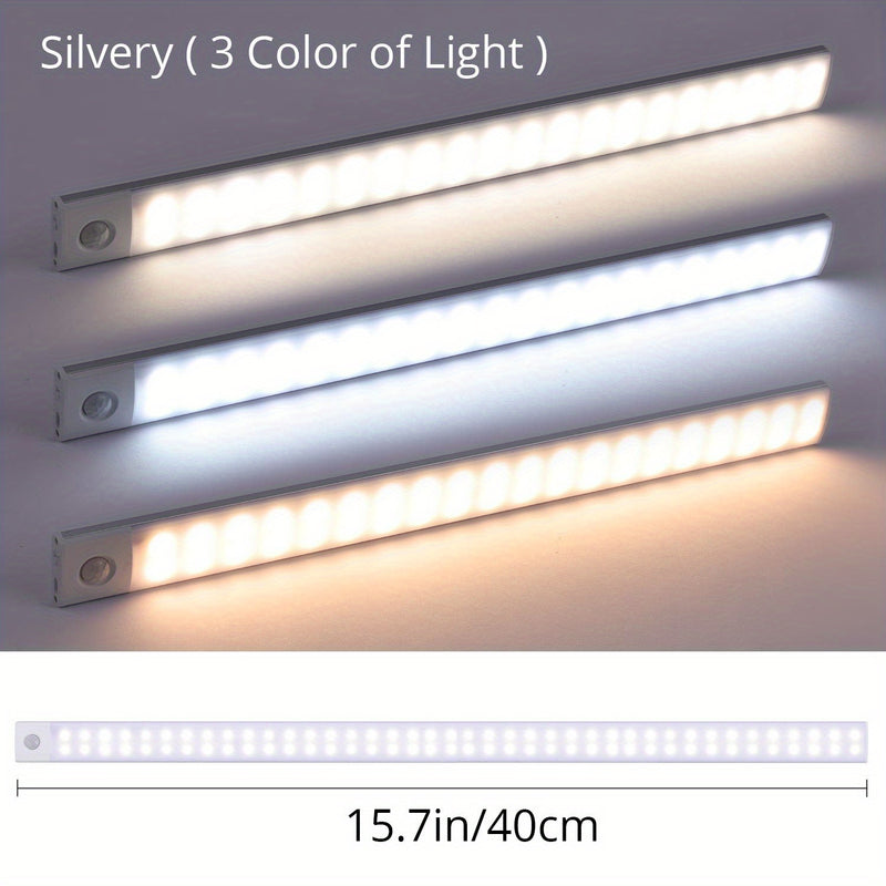 SensorLamp™️ - LED bevægelsessensor skabslampe - Sølvfarvet 15.7in 40cm - - old - FashionforDays