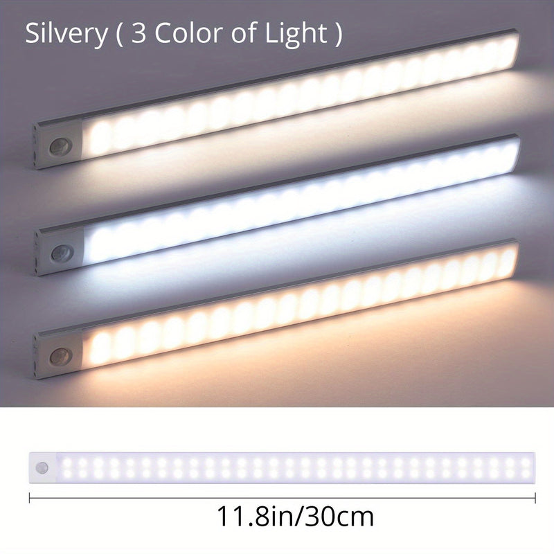 SensorLamp™️ - LED bevægelsessensor skabslampe - Sølvfarvet 11.8in 30cm - - old - FashionforDays